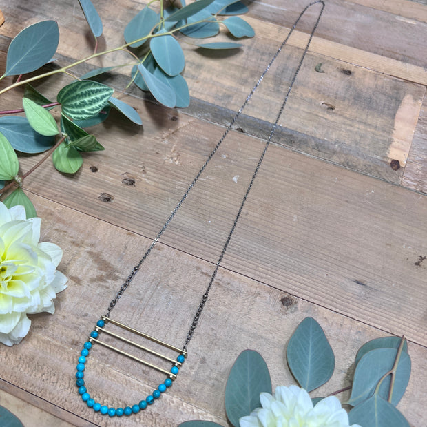 Kat Necklace - Turquoise