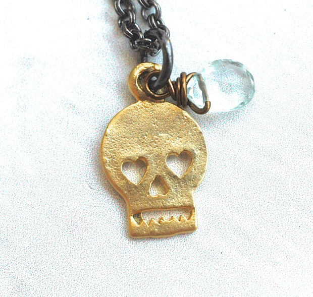 Sugar Skull Necklace - GEN513 - Harlow Jewelry - 2