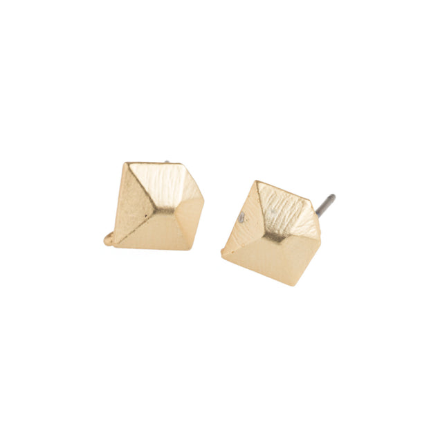 Gold Diamond Earrings - GEE113 - Harlow Jewelry - 1