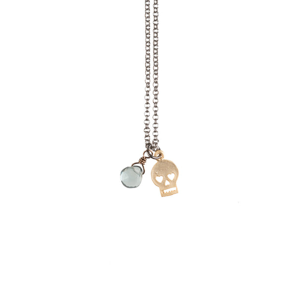 Sugar Skull Necklace - GEN513 - Harlow Jewelry - 1