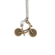 Bike Rider Necklace - GEN515 - Harlow Jewelry - 1