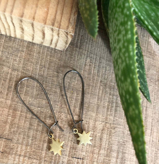 Tiny Starburst Earrings