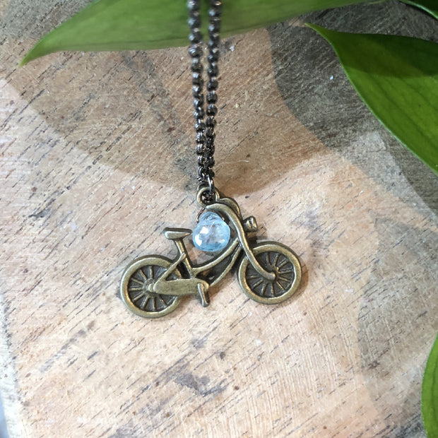 Betsy Bicycle Necklace