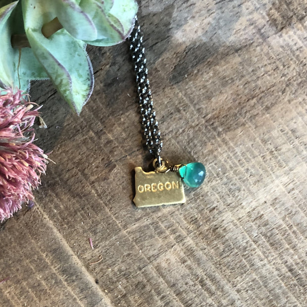 Tiny State Necklaces